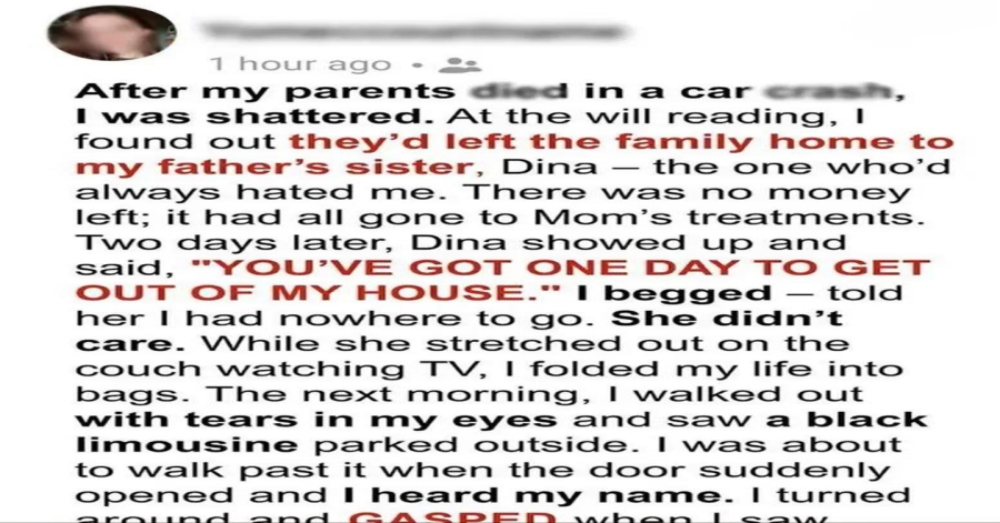 My Aunt Took My Family Home After My Parents Passed