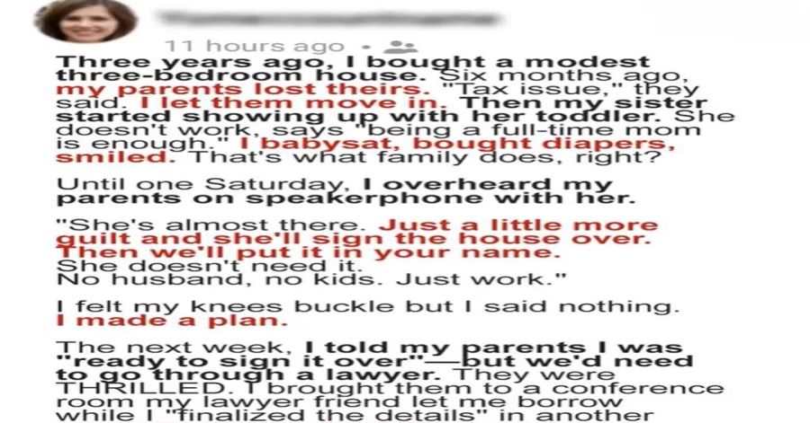 I Gave My Parents a Home