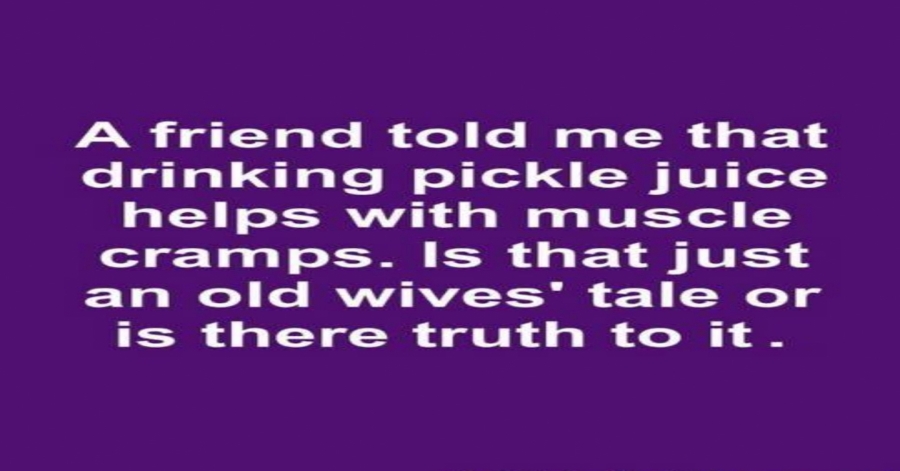 Can Drinking Pickle Juice Actually Relieve Muscle Cramps, or Is That a Myth?