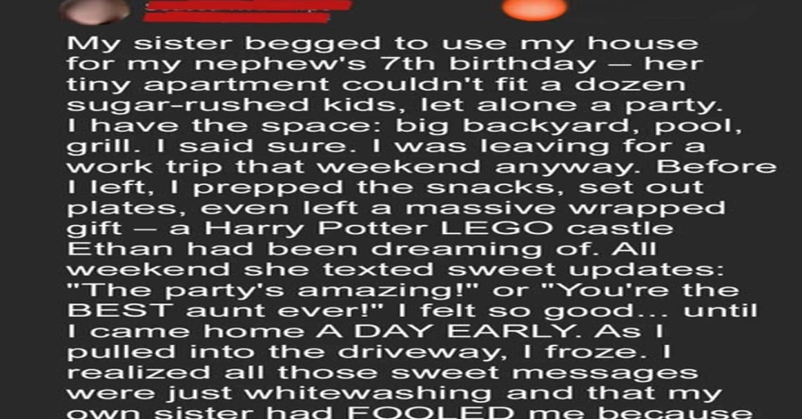 My Sister Li:ed About a Birthday Party