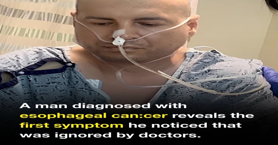 Man diagnosed with esophageal can:cer reveals the first sign he noticed, but doctors ignored