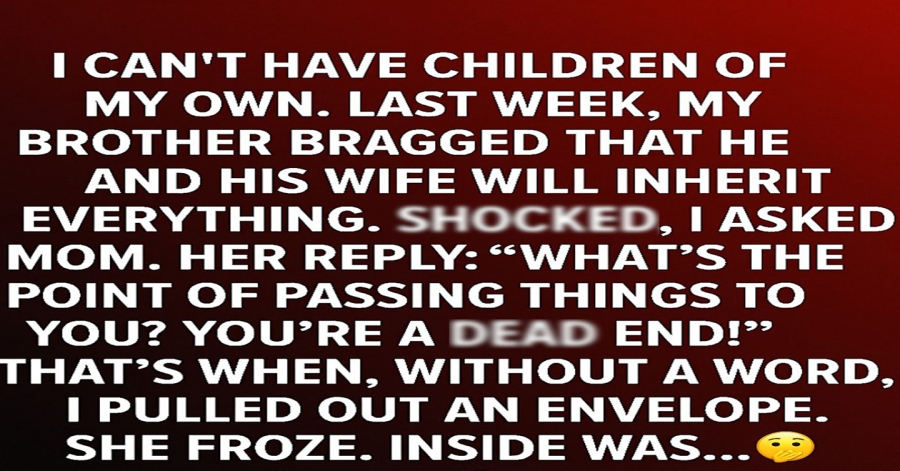 She Said I Was a ‘D.ea.d End’—Until I Handed Her an Envelope That Changed Everything
