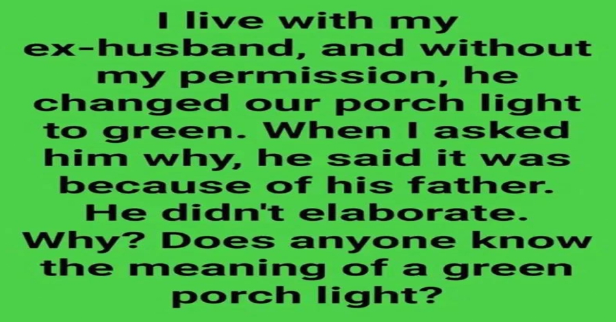 Why Homes Display Green Porch Lights