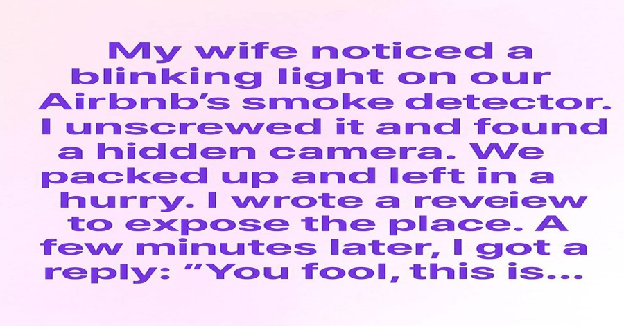 I Found a Hidden Camera in Our Airbnb