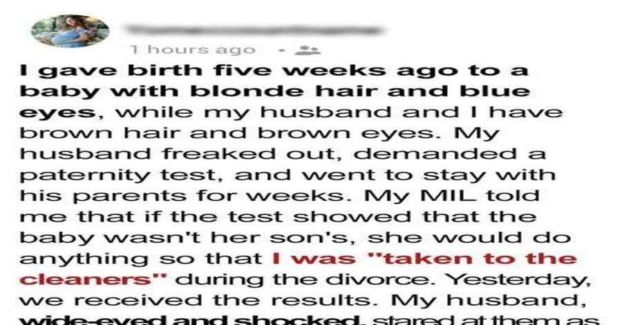 He Demanded a Paternity Test at the Hospital