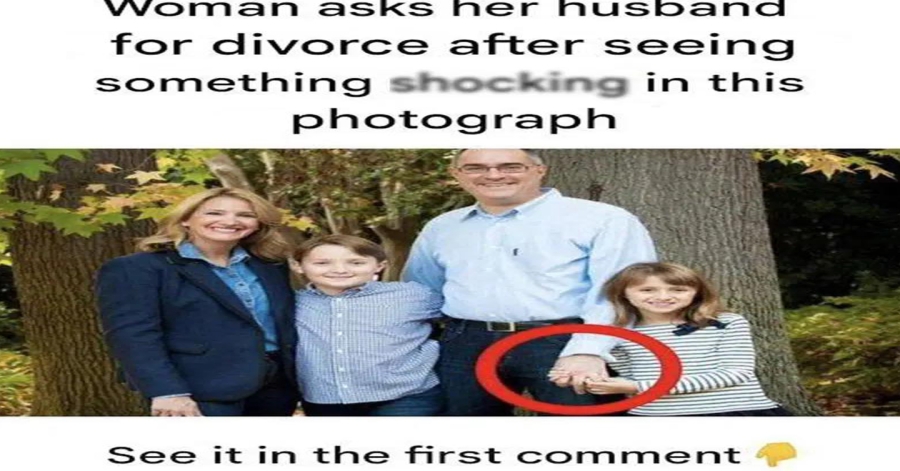 She Thought It Was Just a Sweet Family Photo