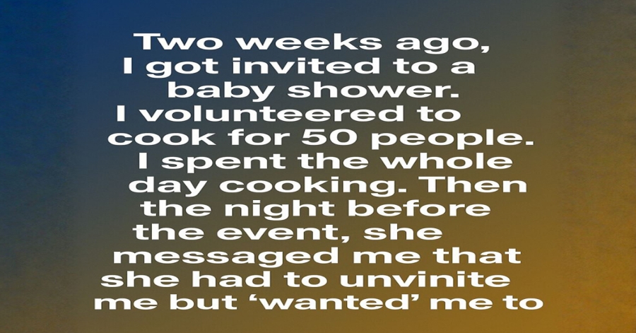 Uninvited—but Still Expected to Cook?