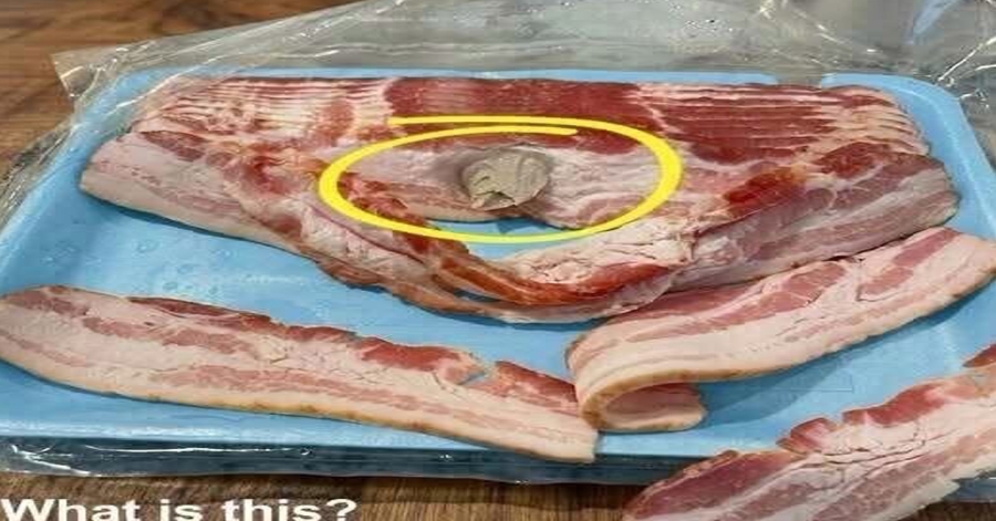I went to the store and bought some bacon, brought it home to eat.